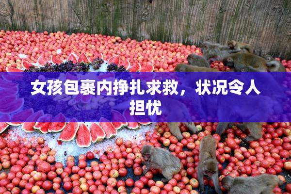 女孩包裹内挣扎求救，状况令人担忧