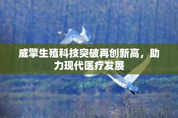 威擎生殖科技突破再创新高，助力现代医疗发展