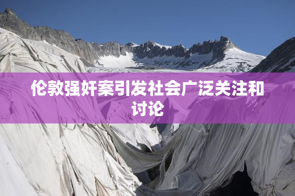 伦敦强奸案引发社会广泛关注和讨论