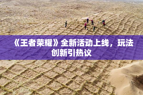 《王者荣耀》全新活动上线，玩法创新引热议