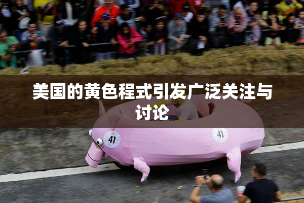 美国的黄色程式引发广泛关注与讨论