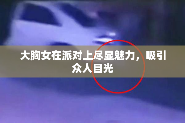 大胸女在派对上尽显魅力，吸引众人目光