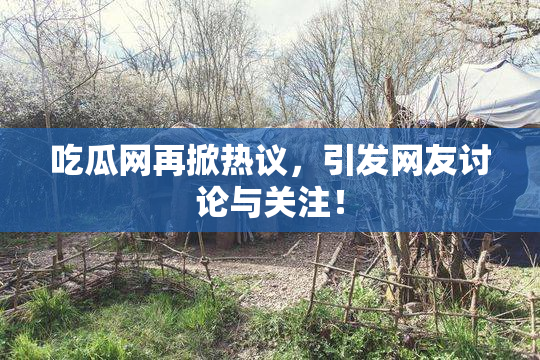 吃瓜网再掀热议，引发网友讨论与关注！