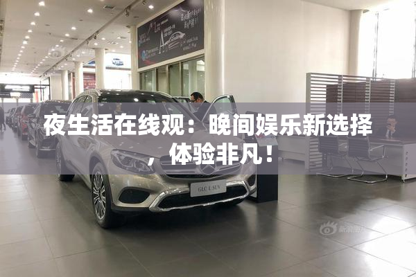 夜生活在线观：晚间娱乐新选择，体验非凡！