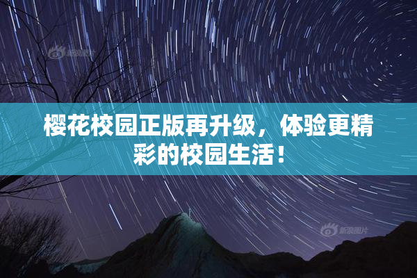 樱花校园正版再升级，体验更精彩的校园生活！