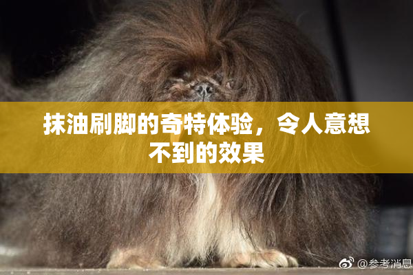抹油刷脚的奇特体验，令人意想不到的效果