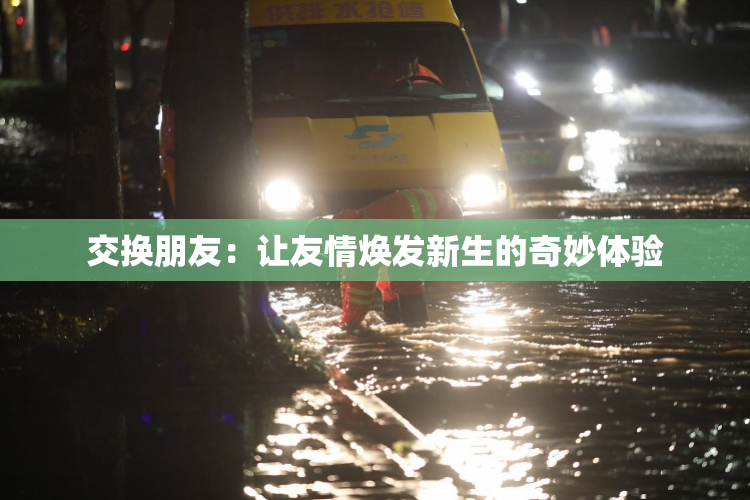 交换朋友：让友情焕发新生的奇妙体验