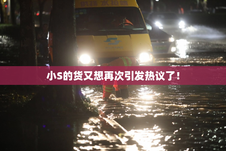 小S的货又想再次引发热议了！