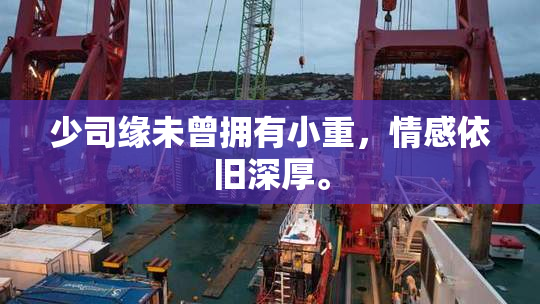 少司缘未曾拥有小重，情感依旧深厚。