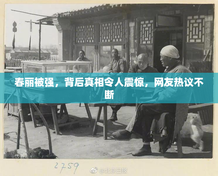 春丽被强，背后真相令人震惊，网友热议不断