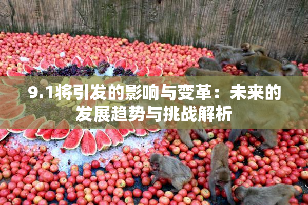 9.1将引发的影响与变革：未来的发展趋势与挑战解析