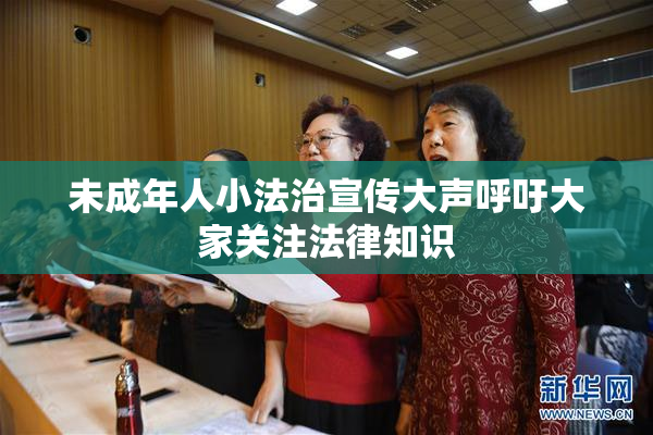 未成年人小法治宣传大声呼吁大家关注法律知识