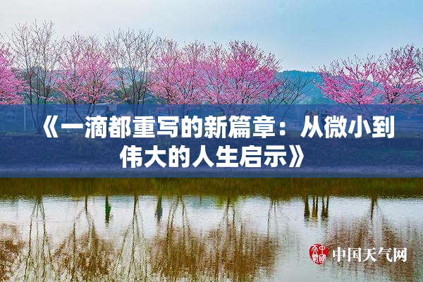 《一滴都重写的新篇章：从微小到伟大的人生启示》