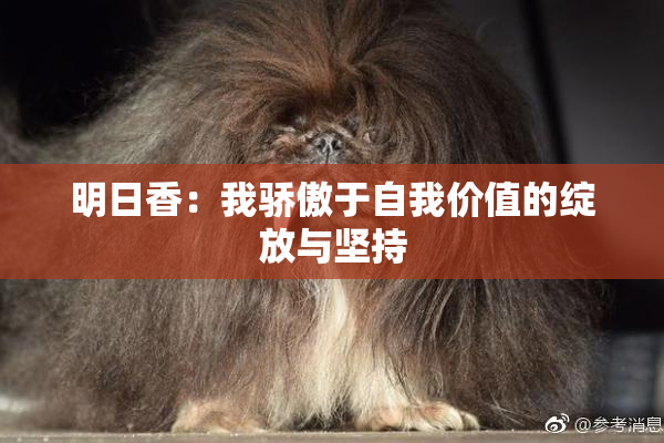 明日香：我骄傲于自我价值的绽放与坚持