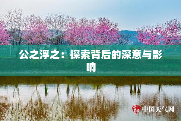 公之浮之：探索背后的深意与影响