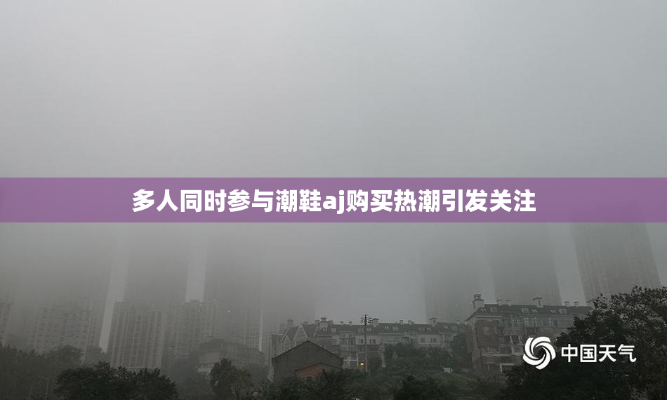 多人同时参与潮鞋aj购买热潮引发关注