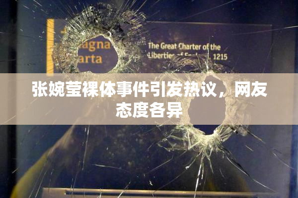 张婉莹裸体事件引发热议，网友态度各异