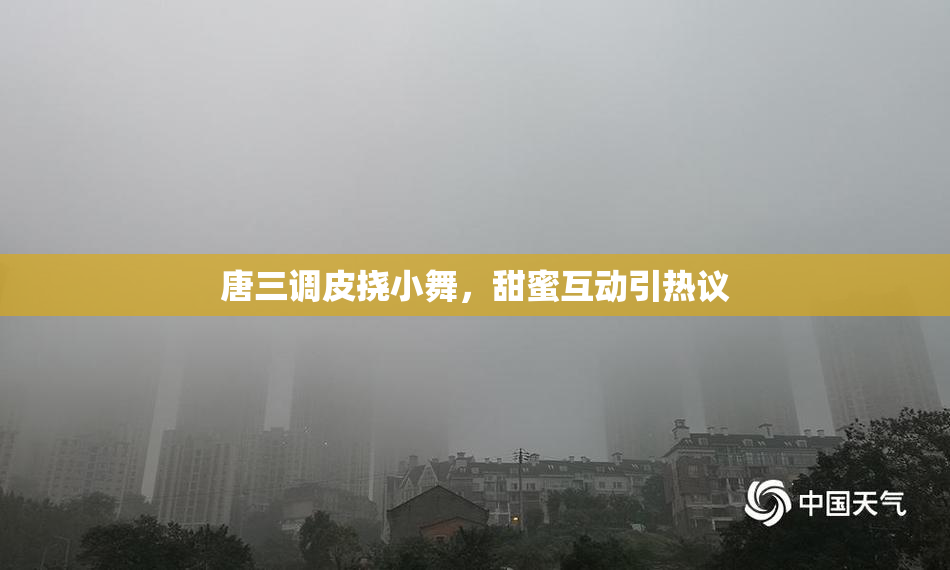 唐三调皮挠小舞，甜蜜互动引热议