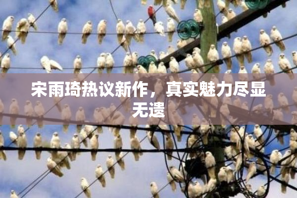 宋雨琦热议新作，真实魅力尽显无遗