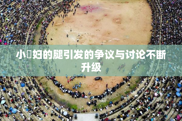 小婬妇的腿引发的争议与讨论不断升级
