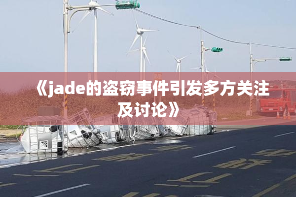 《jade的盗窃事件引发多方关注及讨论》