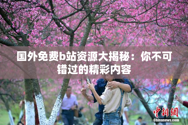 国外免费b站资源大揭秘：你不可错过的精彩内容