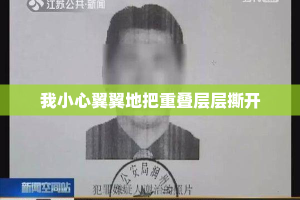 我小心翼翼地把重叠层层撕开