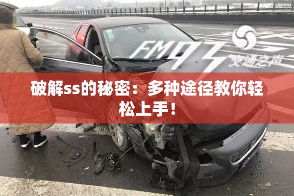 破解ss的秘密：多种途径教你轻松上手！