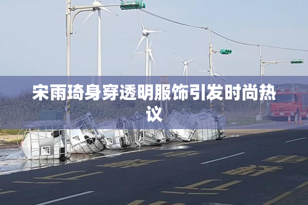 宋雨琦身穿透明服饰引发时尚热议