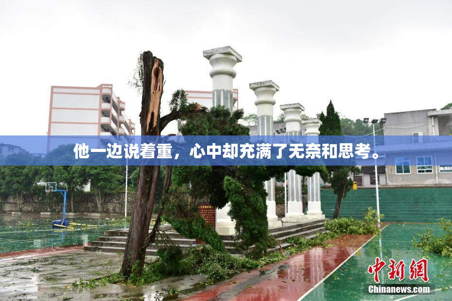 他一边说着重，心中却充满了无奈和思考。