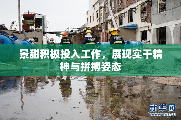 景甜积极投入工作，展现实干精神与拼搏姿态