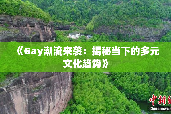 《Gay潮流来袭：揭秘当下的多元文化趋势》