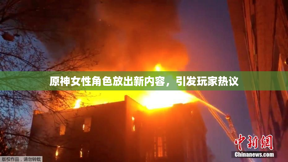 原神女性角色放出新内容，引发玩家热议