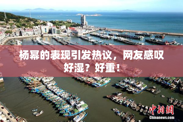 杨幂的表现引发热议，网友感叹好湿？好重！