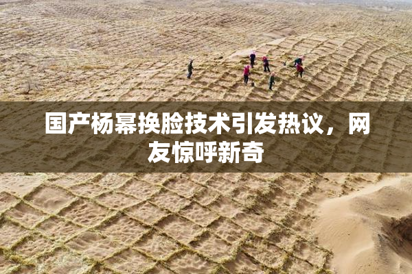 国产杨幂换脸技术引发热议，网友惊呼新奇