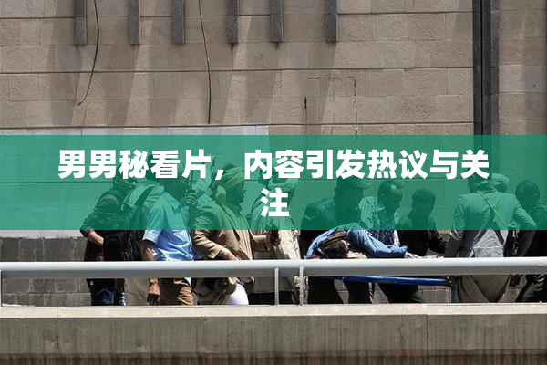 男男秘看片，内容引发热议与关注