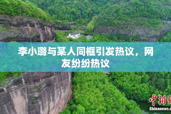 李小璐与某人同框引发热议，网友纷纷热议