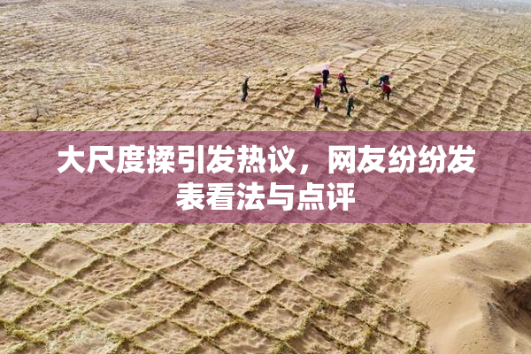 大尺度揉引发热议，网友纷纷发表看法与点评