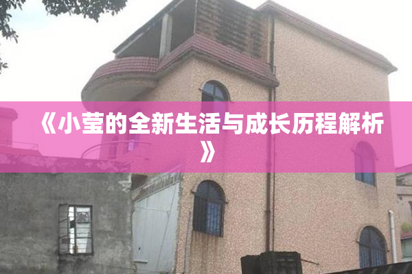 《小莹的全新生活与成长历程解析》