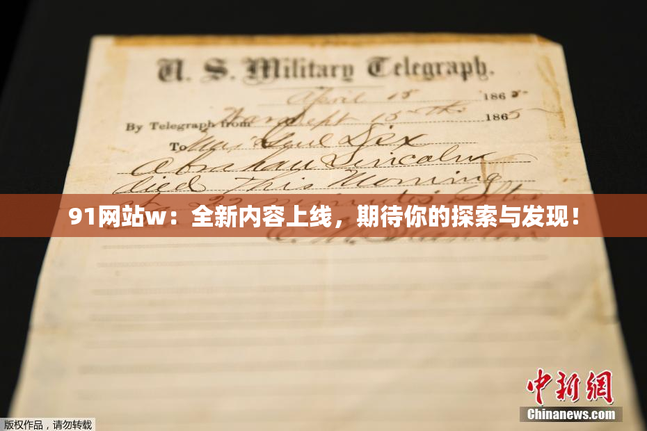 91网站w：全新内容上线，期待你的探索与发现！