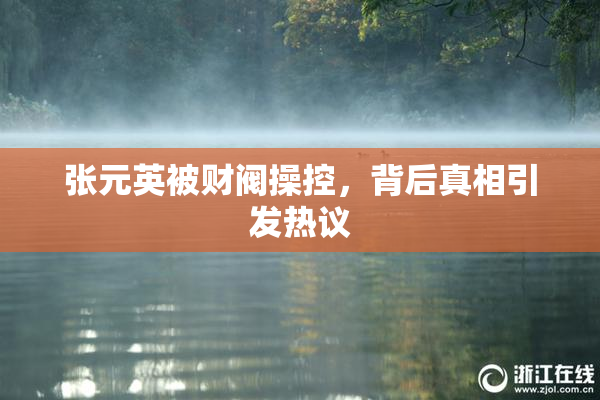 张元英被财阀操控，背后真相引发热议