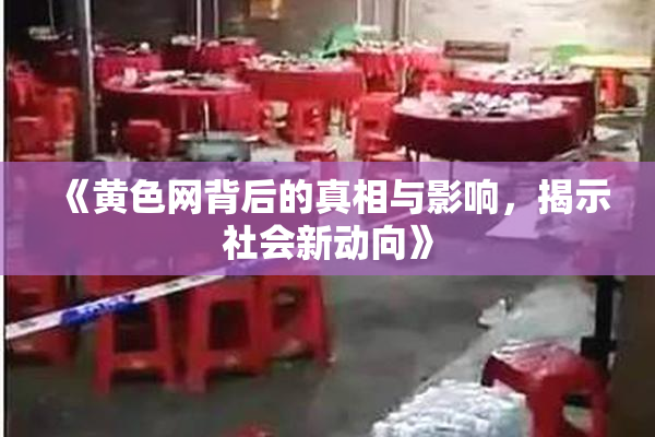 《黄色网背后的真相与影响，揭示社会新动向》
