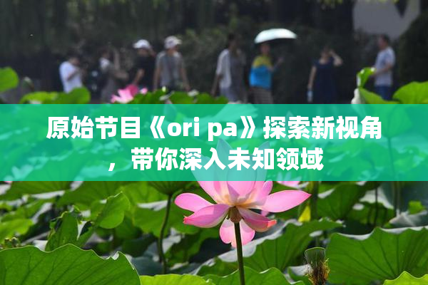 原始节目《ori pa》探索新视角，带你深入未知领域