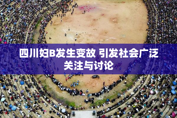 四川妇B发生变故 引发社会广泛关注与讨论