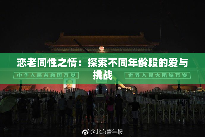 恋老同性之情：探索不同年龄段的爱与挑战