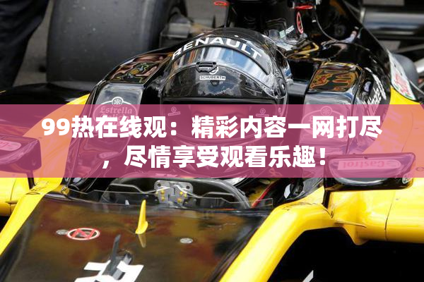 99热在线观：精彩内容一网打尽，尽情享受观看乐趣！
