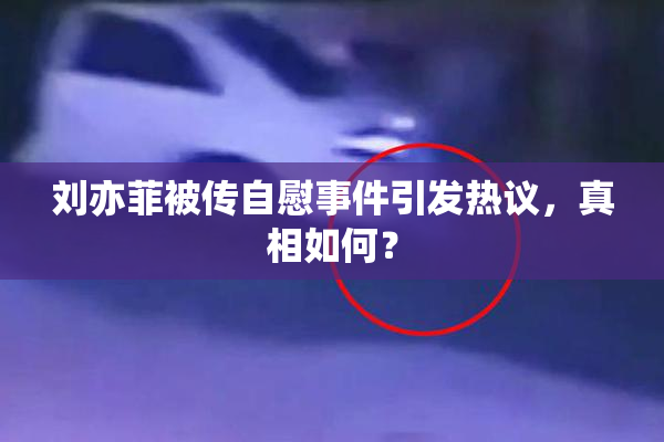刘亦菲被传自慰事件引发热议，真相如何？