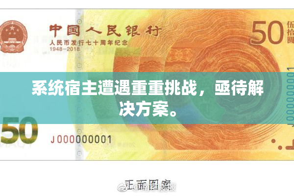 系统宿主遭遇重重挑战，亟待解决方案。