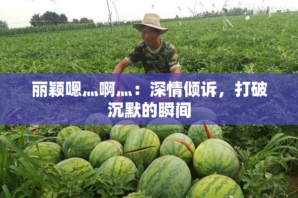 丽颖嗯灬啊灬：深情倾诉，打破沉默的瞬间