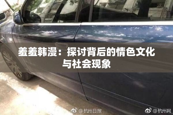 羞羞韩漫：探讨背后的情色文化与社会现象